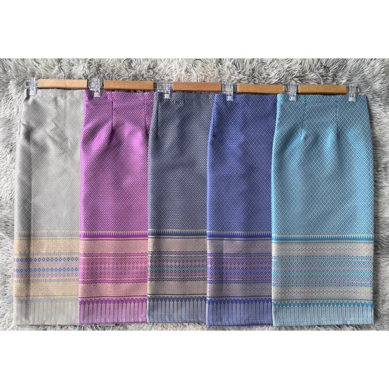 Sewn - Thai Salong - Silk - Fusible Web -Asian Salong - Woven Fabric - Lanna Style - Available in Nine Colors