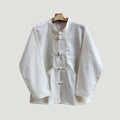 Men’s Lanna Cotton Shirt – Thai Style Mandarin Collar Shirt | Traditional Northern Thailand Fashion | Available Six Colors