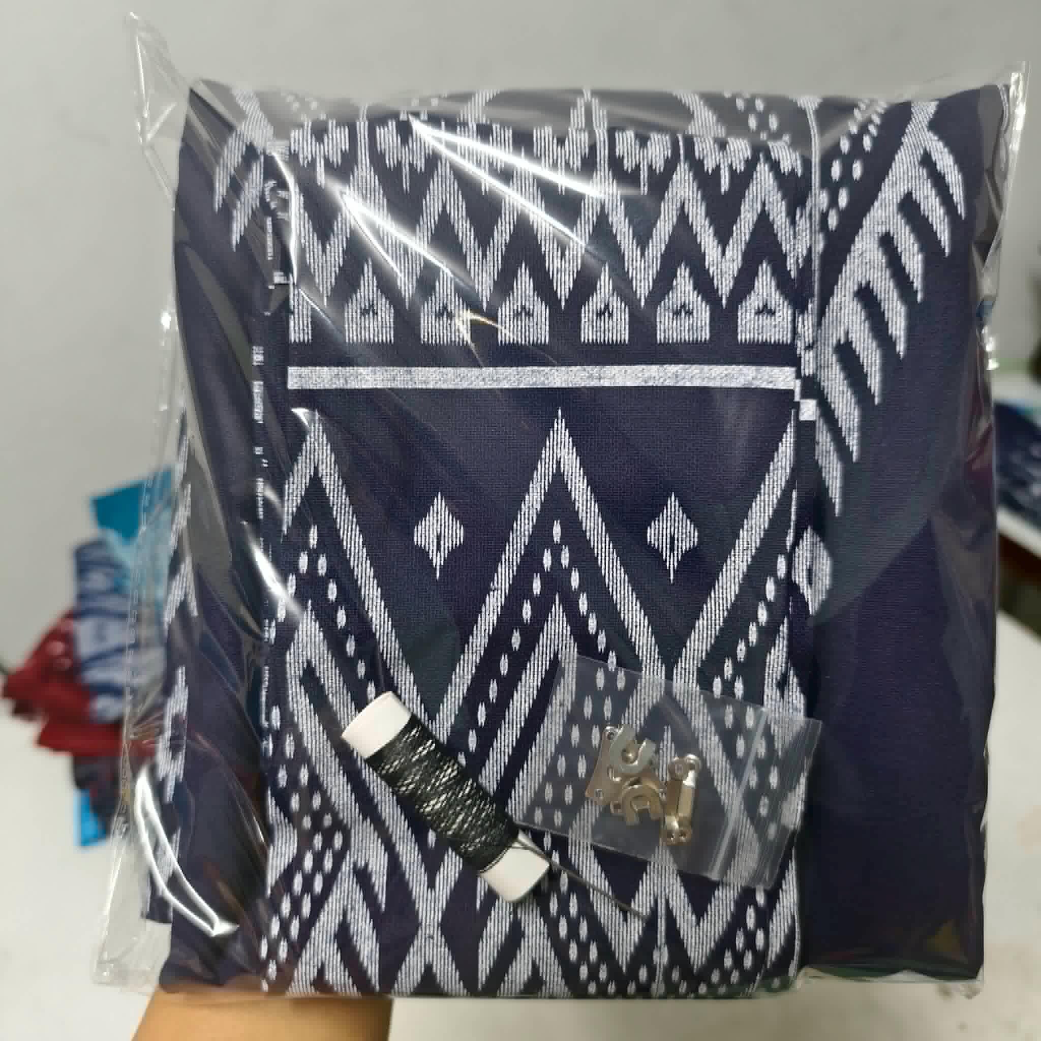 Set Thai Salong+Sabai - Cotton Salong - Free Size -Asian Salong - Lanna Style