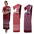 Set Thai Salong+Sabai - Cotton Salong - Free Size -Asian Salong - Lanna Style