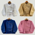 Thai Lanna Blouse - Thai Traditional Cotton Top - Thai Shirt - Cotton Shirt -Chest 36"-44" - Available Nine Colors