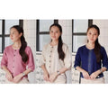 Thai Lanna Blouse - Thai Traditional Cotton Top - Thai Shirt - Cotton Shirt -Chest 34-42"”