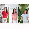 Thai Lanna Blouse - Thai Traditional Cotton Top - Thai Shirt - Cotton Shirt -Chest 36-44"”