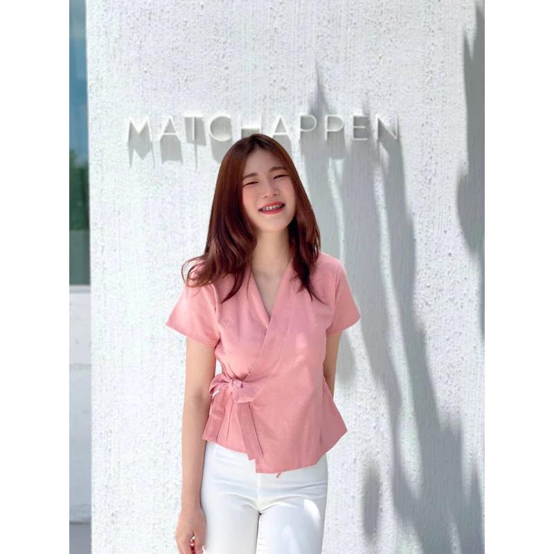 Thai Lanna Blouse - Thai Traditional Cotton Top - Thai Shirt - Cotton Shirt -Chest 36-44"”