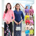 Thai Lanna Blouse - Thai Traditional Cotton Top - Thai Shirt - Cotton Shirt -Chest 34-42"