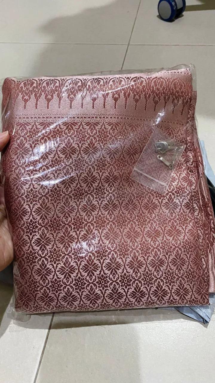Sewn - Thai Salong - Praewa Silk -  Asian Salong - Woven Fabric - Lanna Style