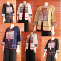 Chest 44" - Thai Lanna Cotton Jacket - Thai Traditional Cotton Top - Cotton Shirt