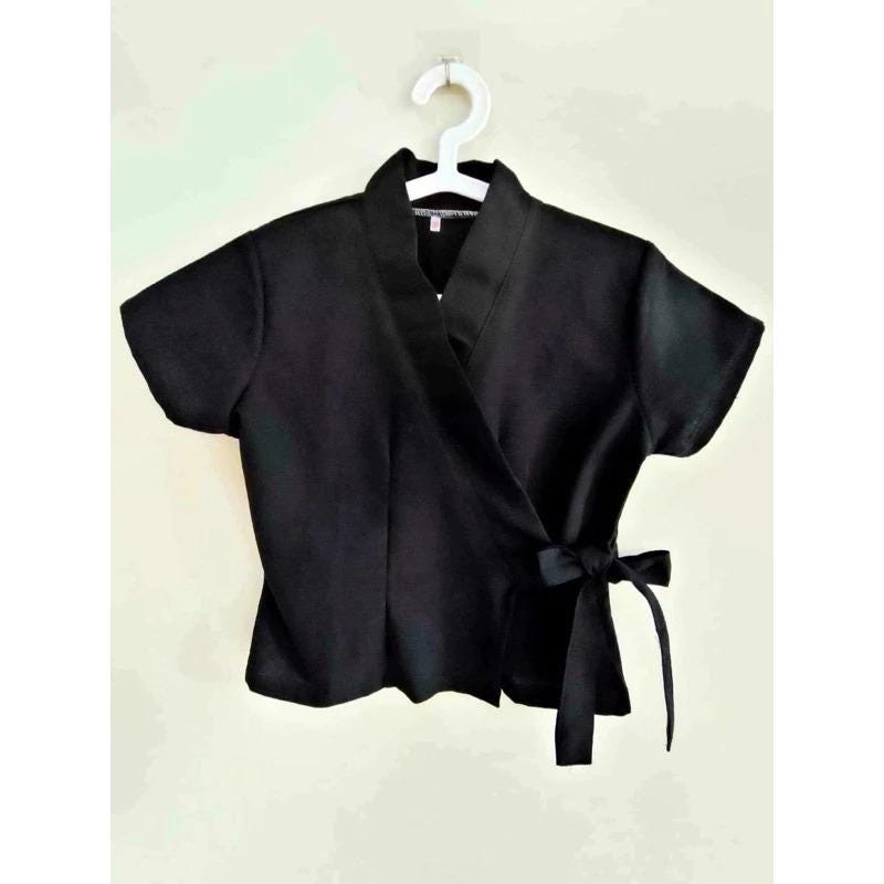 Thai Lanna Blouse - Thai Traditional Cotton Top - Thai Shirt - Cotton Shirt -Chest 36-44"”