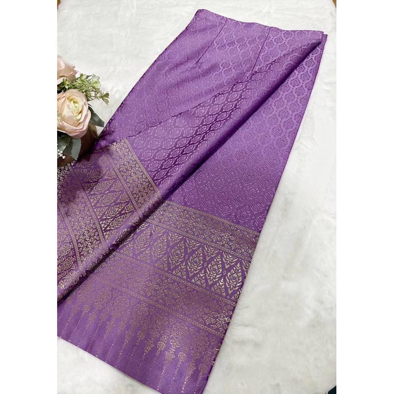 Sewn - Thai Salong - Praewa Silk -  Asian Salong - Woven Fabric - Lanna Style