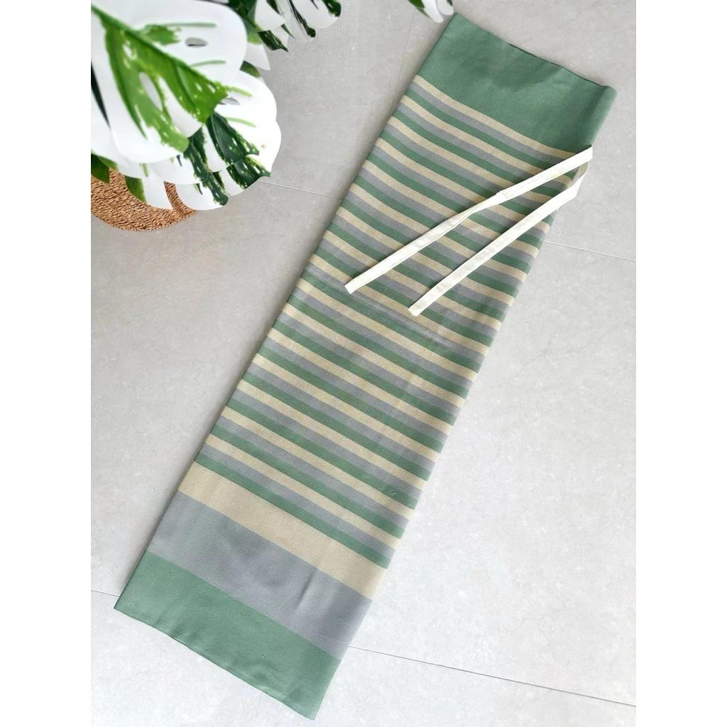 Thai Lanna Cotton Skirt – Woven Lamphun Fabric | Free Size Wrap Skirt
