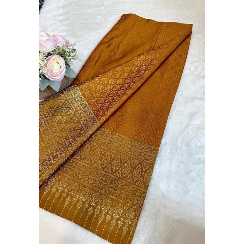 Sewn - Thai Salong - Praewa Silk -  Asian Salong - Woven Fabric - Lanna Style