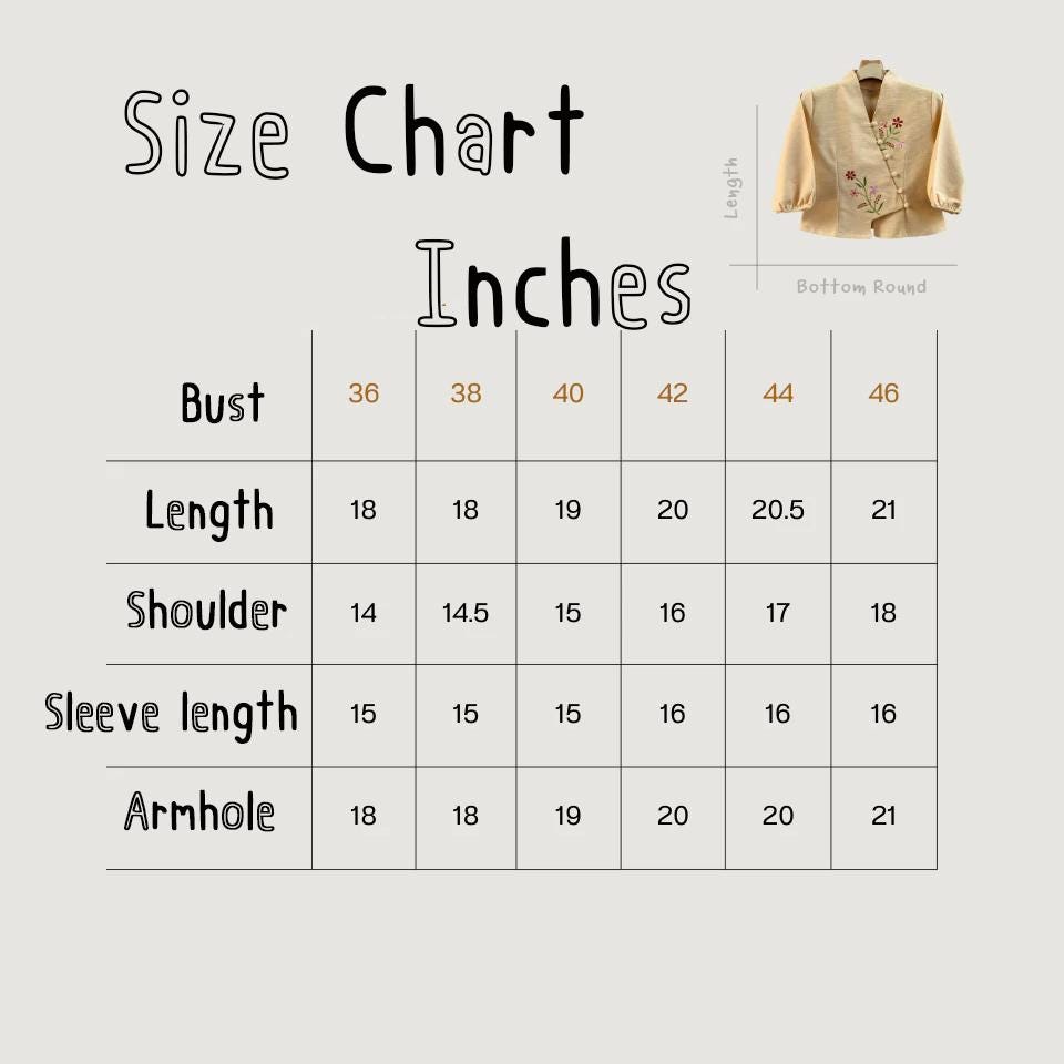 Bust 36"-44" - Embroidered Floral Cotton V-Neck Blouse | Soft Natural Fabric | 9 Colors